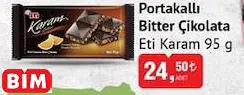 ETİ KARAM PORTAKALLI BİTTER ÇİKOLATA